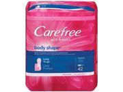 Carefree Body Shape Long To Go Pantiliners Unscented 42 ct