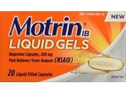 Motrin Liquid Gels 20 Count