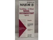 Major Nasal Decongestant Nasal Spray 12HR Compare to Afrin