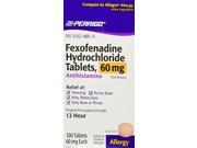 perrigo Fexofenadine Generic Allegra 60 Mg 100ct.
