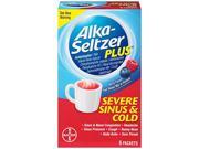 Alka Seltzer Plus Severe Sinus and Cold Powder 6 Count