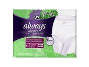 Always Discreet Incontinence Underwear Maximum Classic Cut Large 17 Count