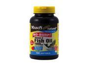 Omega 3 Fish Oil 1000 mg No Burp! 180 Softgels by Mason Natural