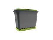 Full Circle Fresh Air Odor Free Kitchen Compost Collector Green Slate