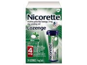 Nicorette Lozenge Stop Smoking Aid 4mg Mint 24 CT