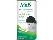 Nad s Hypoallergenic Facial Wax Strips 24 strips Pack of 2