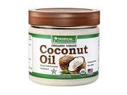 Tropical Plantation Organic Coconut Oil Pack of 1 Size 24 FZ Quantity 1 Each