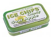ICE CHIPS Sour Apple Candy 1.76 Ounce