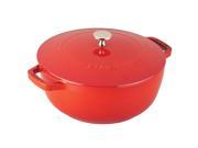 Staub Cast Iron 3.75 qt Essential French Oven Cherry