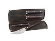 ZWILLING J.A. Henckels 4 pc Gentlemen s Steak Knife Set with Leather Travel Case