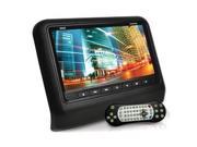 Headrest Vehicle 9 Video Display Monitor CD DVD Player USB SD Readers HDMI Port Black