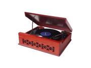 Vintage Classic Style Bluetooth Turntable Gramophone Phonograph Vinyl Record Player with Vinyl to MP3 Recording