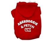 Aberdoggie UK Screenprint Pet Hoodies Red Size XXXL 20