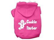 Cookie Taster Screen Print Pet Hoodies Bright Pink Size Lg 14