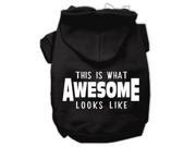 This is What Awesome Looks Like Dog Pet Hoodies Black Size XL 16