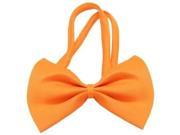 Plain Orange Bow Tie