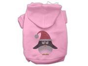 Santa Penguin Rhinestone Hoodies Pink XXL 18