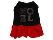 Noel Rhinestone Dress Black with Red XXL 18