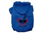 Miso Cool Screen Print Pet Hoodies Blue Size XXL (18) Miso Cool Screen Print Pet Hoodies Blue Size XXL (18)