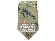 Hungry I Am Screen Print Bandana Digital Camo