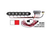 Rigid Industries Signature Series Deck Kit 2 Cool White 4 Red Lights