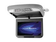 POWER ACOUSTIK PMD 102X 10.2 Ceiling Mount Swivel Monitor with DVD Player IR FM Transmitters Interchangeable Skins