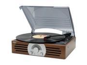 JENSEN JTA 222 3 Speed Stereo Turntable with AM FM Stereo Radio