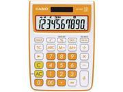 CASIO MS 10VC OE 10 Digit Calculator Orange