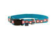 PetSafe Fido Finery Quick Snap Collar Large Teal My Heart
