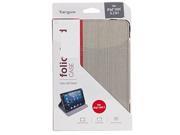 Targus Foliostand Case for iPad Mini Grey with Red Stripe