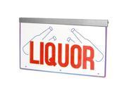 Actiontek Acrylic LED Sign Liquor