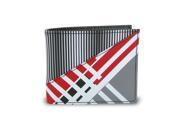 Stylish Young Men s Graphic Stripe Bifold Wallet