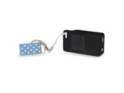 Infinite Rechargeable Mini Portable Keychain Speaker Black