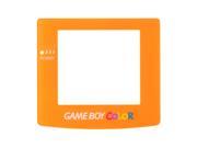 Replacement Clear Screen Plastic for Nintendo GameBoy Color Orange