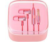 Xiaomi In Ear Headphone 2 for Android iOS Smart Phone Rose Crystal Rose Pink
