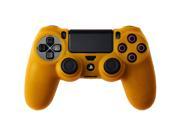 Silicone Soft Protect Case Shell Skin Cover for PS4 Dualshock 4 Orange