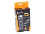 Fenix Cree MT G2 LED Flashlight PD40 1600 Lumens 26650 Black