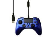 Hori Pad 4 FPS Plus Wired Controller Gamepad for PS4 PS3 Blue