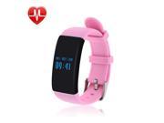 Wemelody D21 Fitness Tracker Touch Screen Accurate Sleeping Monitor Pedometer Smart Band Wireless Activity Wristband Pink