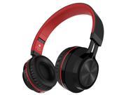 BT 06 Wireless Bluetooth Headphone 4.0 Foldable Headphones with Build in Mic Red