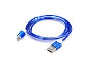 GEPLiNK USB Port to Micro USB Data Cable and Quick Charger for Samsung Android Smartphone 3ft in Blue