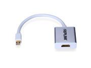 Geplink Surface Pro 3 macbook Thunderbolt Port to Hdmi Hd Projector external Monitor xbox hdtv 4k Adapter White