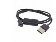 Black USB data sync PC Laptop charge Cable with switch For Samsung Galaxy Tab3 T310 T311 T210 T211 Tablet I9300 I9500