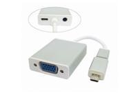 5Pin 11Pin Micro USB MHL to VGA Video Audio Cable adapter for Galaxy S2 i9100 i9220 i9250 S3 i9300 S4 i9500 S5 i9600 Note2 N7100 Note3 N9000 Projector Monitor