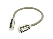 IEEE 488 24pin Stacking Male to Male Cable GPIB interface Cable Grey color Assembly Metal hood 50cm