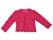 Richie House Girls Magenta Lace Blouse with Matching Liner RH0878 2 3