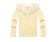 Richie House Girls Yellow Blouse with Lace Collar RH0883 B 3 4