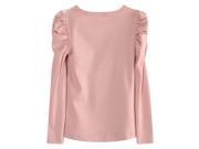 Richie House Girls Warm T Shirt with Lace and Tulle In Front RH1492 A 1 2