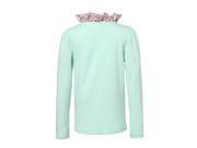 Richie House Girls Long Sleeve T Shirt with Floral Collar RH1560 D 2 3