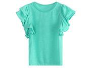 Richie House Girls Cotton Knit T Shirt with Ruffle Sleeves RH1008 A 5